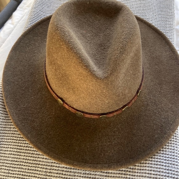 Buffalo Wool Co Accessories - Brown Wool Western Hat